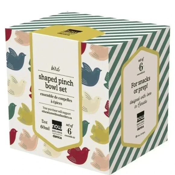 Danica Set of 6  Bird Pinch Bowls - Picture 3 of 4